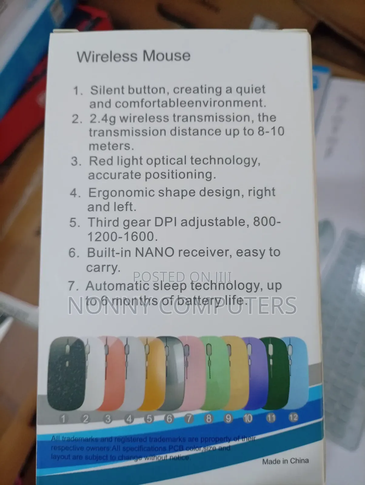 Dual-Mode Rechargeable Wireless Bluetooth Mouse Silent Click