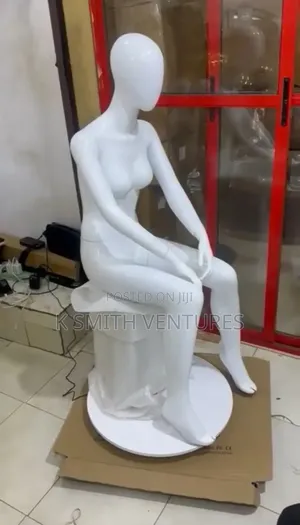 Female Rotating Sitting Mannequin