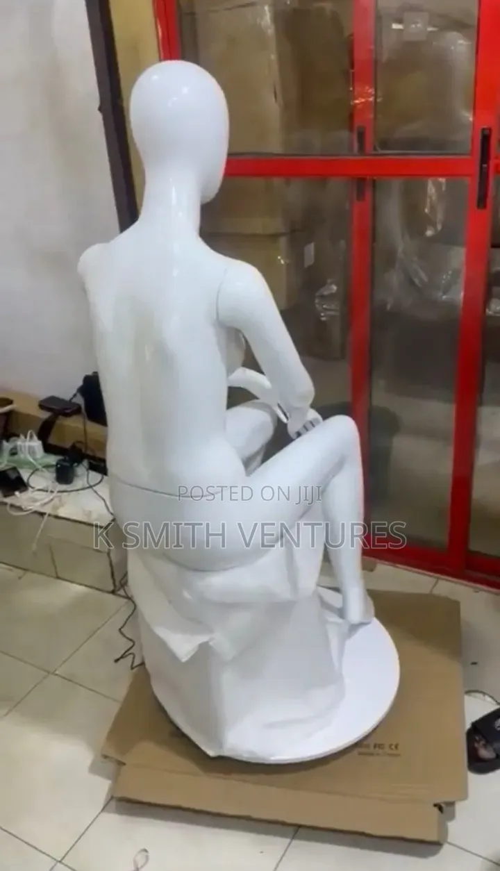 Female Rotating Sitting Mannequin