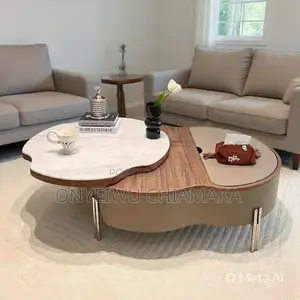 Modern Marble Top Coffee Table With Storage