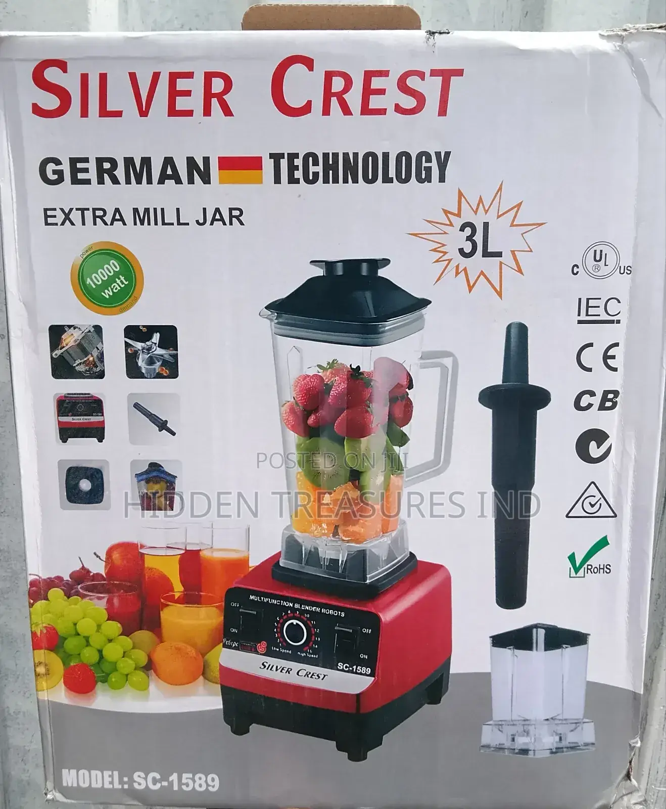 Silver Crest Commercial Grinder Blender