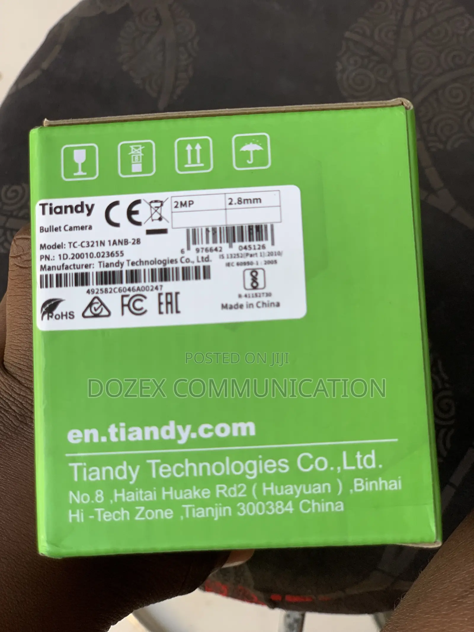 Tiandy 2mp Color Outdoor Camera