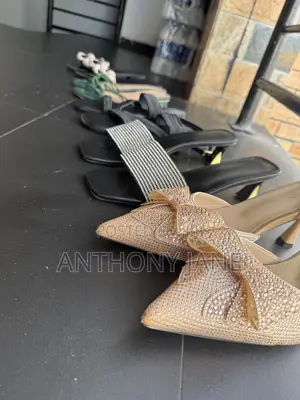 Size 45/46 Women Heels/Sandals/Slippers ( Pre-Owned)