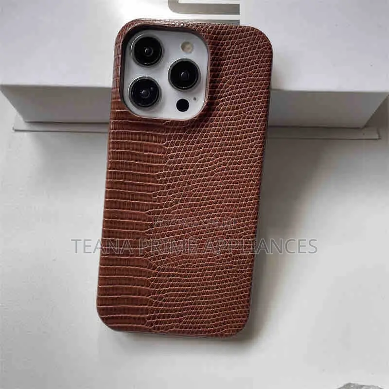 Lizard Pattern Leather Case Suitable for Apple ,iPhone 15 ,14 Retro,