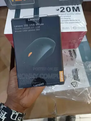 Lenovo 300 Usb Wired Mouse 1600 Dpi Gx30m39704 Black