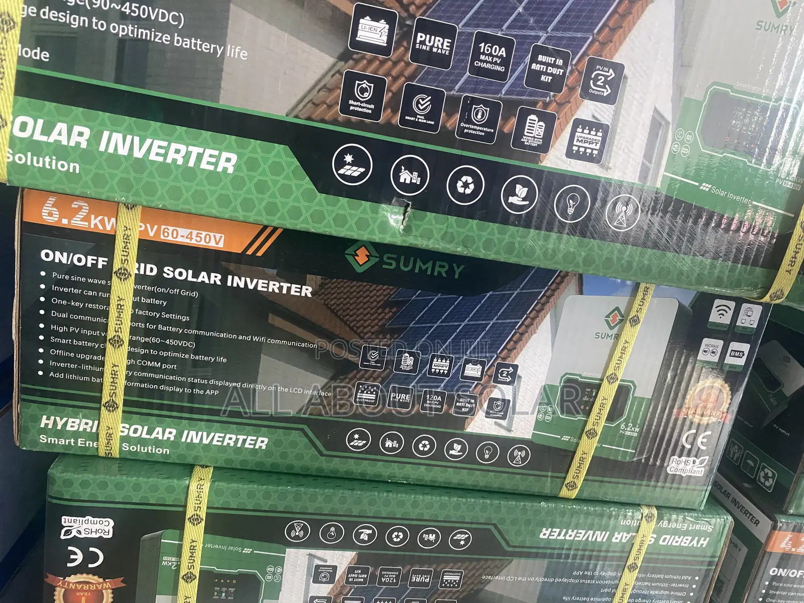 6.2kva Sumry Hybrid Inverter 48v