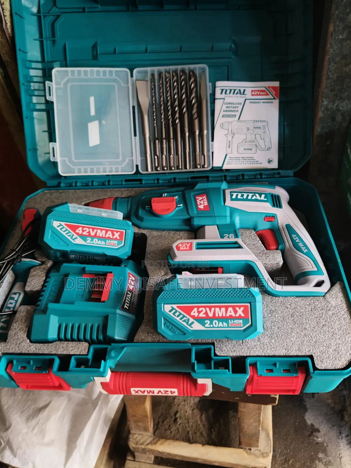 Total Cordless Rotary Hammer 42v.Max(Bl Motor)