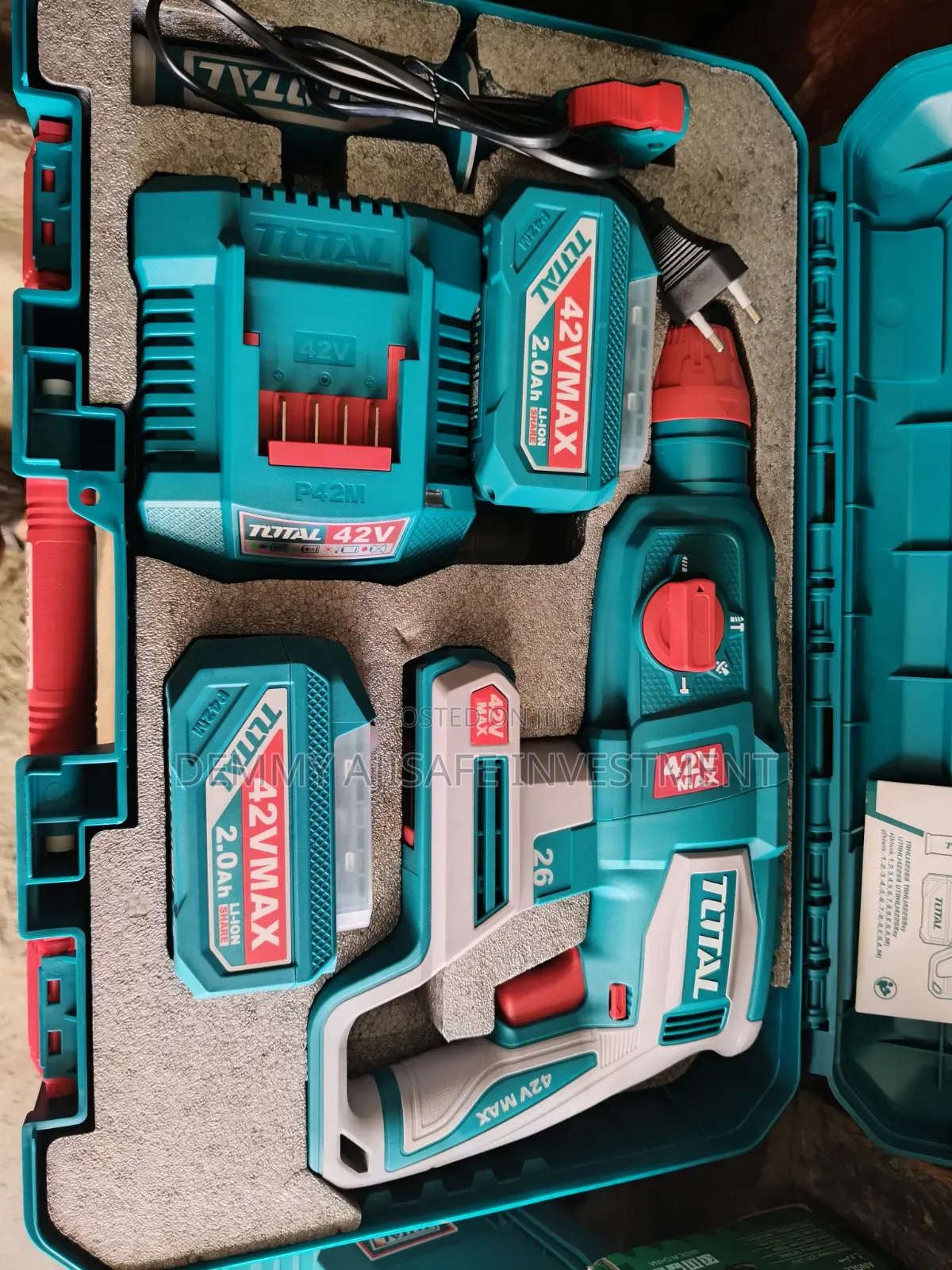 Total Cordless Rotary Hammer 42v.Max(Bl Motor)