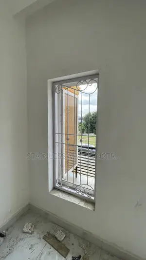 Wrought Iron Window White Burglary