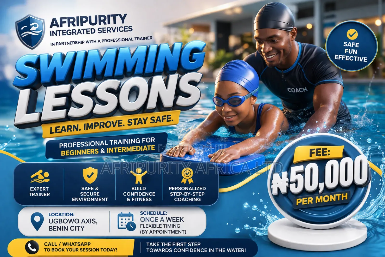 Swimming Lessons In Benin City – Ugbowo Axis