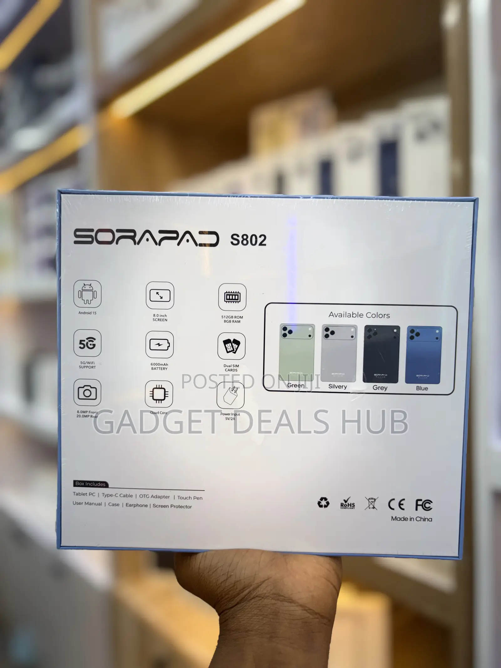 New Sorapad S802 512 GB Blue