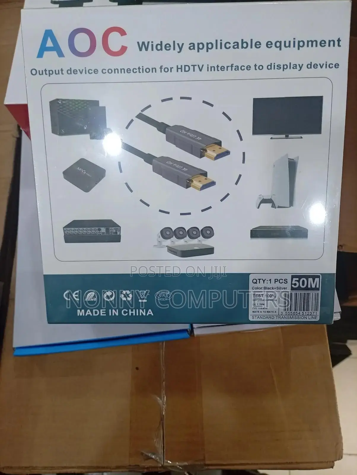 Aoc Hdmi 2.0 Active Optical Fiber 60hz Hdmi Cable