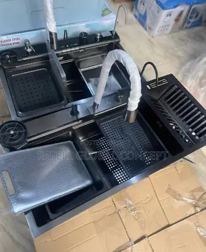 Muti-Function Kitchen Sink With Dish Drainer