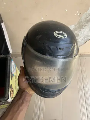 Used Helmet and Dispatch Box