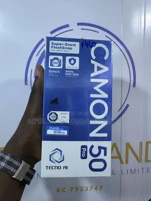 New Tecno Camon 50 Pro 256 GB Black