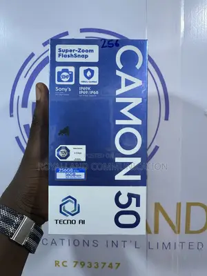 New Tecno Camon 50 256 GB Gray