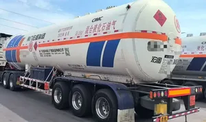 New Arrival Cimc Heavy Duty 30 Ton Lpg Storage Gas Tank 12tires @