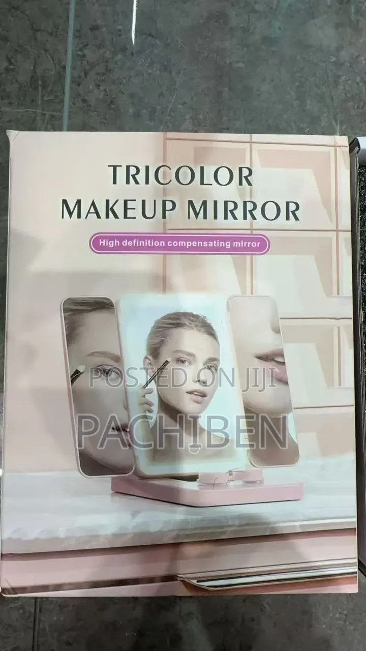 Tricolor Make Up Mirror With Led Light