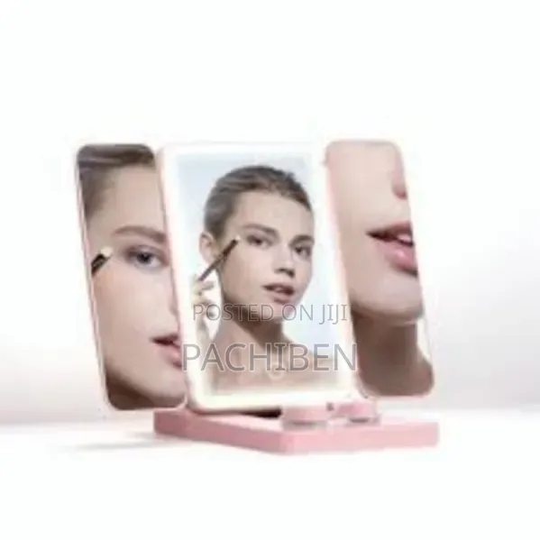 Tricolor Make Up Mirror With Led Light