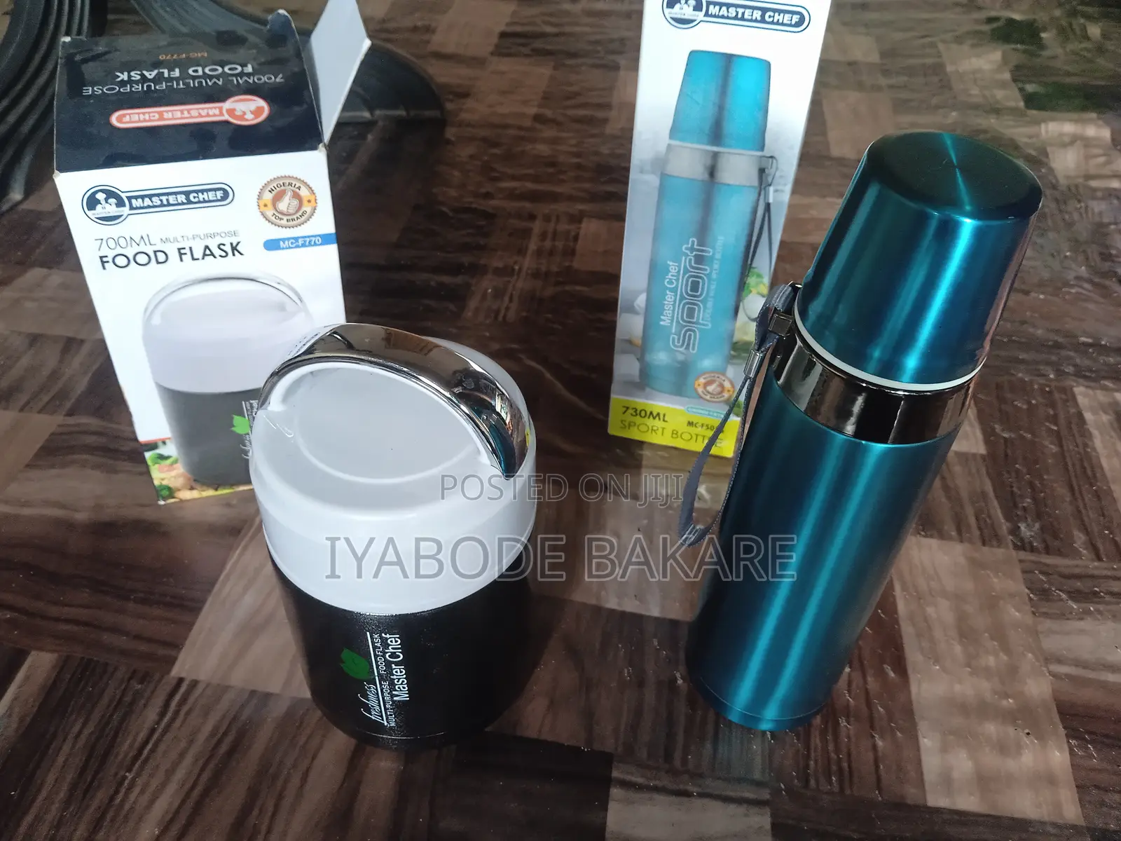Master Chef Food Flask and Water Bottle
