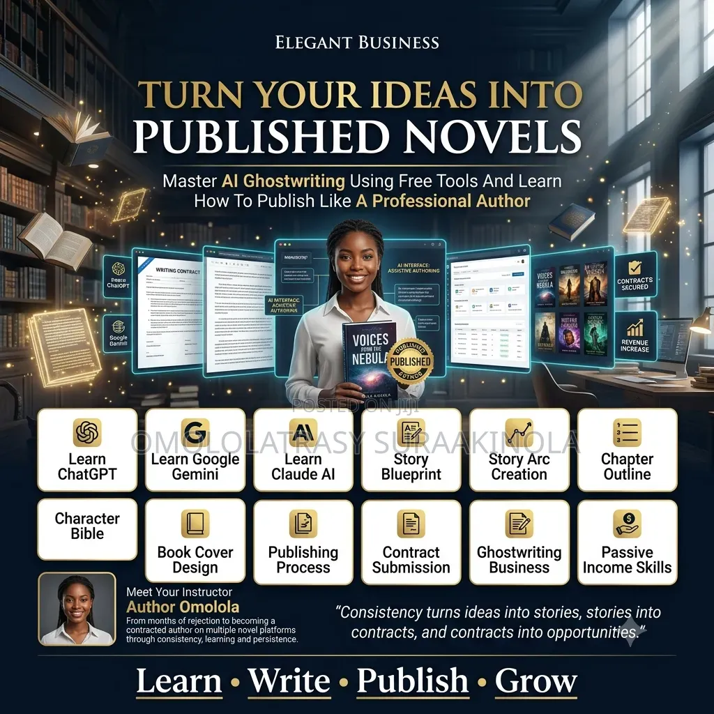  Ghostwriting Masterclass – From Beginner to Contracted Author