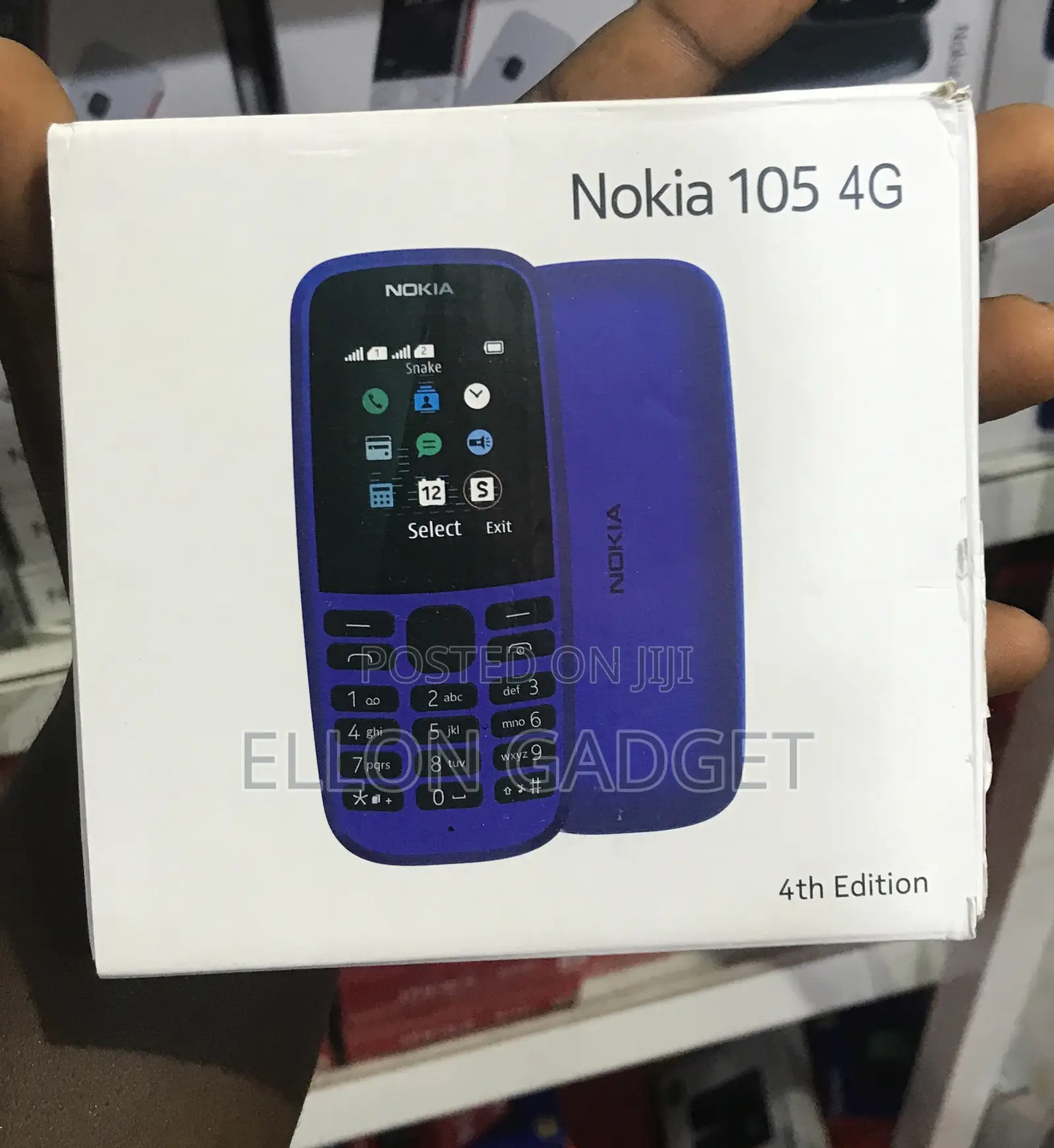 New Nokia 105 4G Black