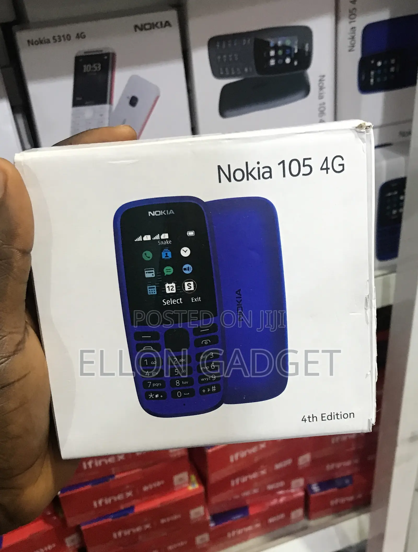 New Nokia 105 4G Black