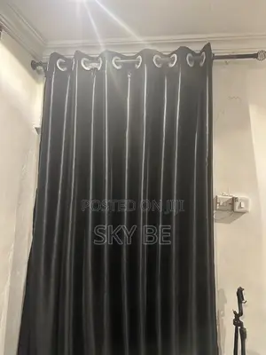 2 Windows Curtains 1door With Rods
