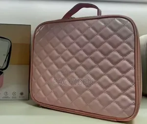 Make Up Bag With Rechargeable Removable Led Light Mirror