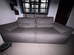 Large Gray Colored 2-Seater Sofa