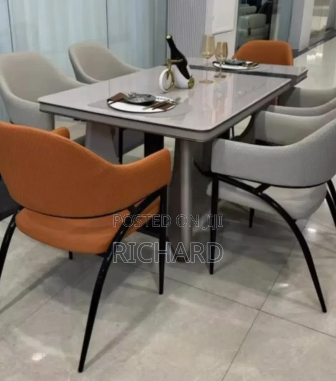 Classic Dinner Table Set 6 Seater
