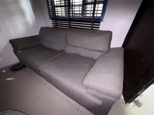 Large Gray Colored 2-Seater Sofa
