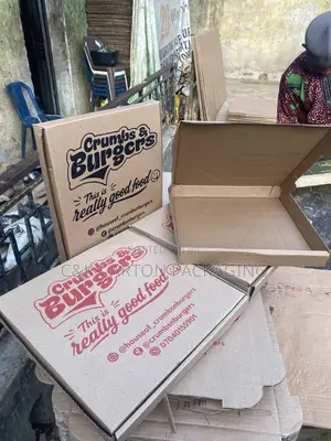 Two Colors Printed Pizza Box