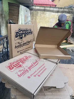 Two Colors Printed Pizza Box
