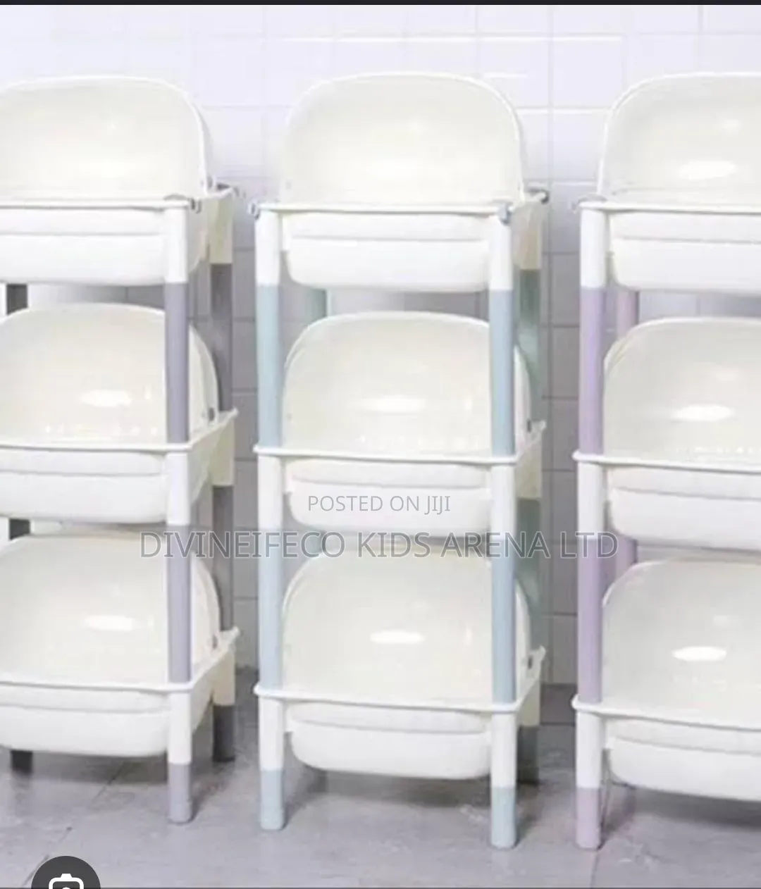 3-Tier Multifunctional Storage Trolley With Dustproof Cover Wheels