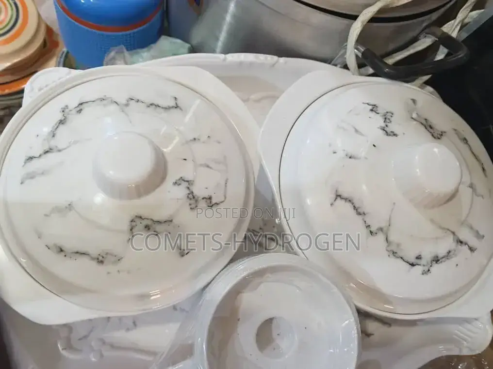Unbreakable Royal Dish Set With Cup And Covers