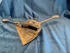Sliver Plated Table Crumb Dustpan and Brush
