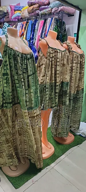 Lovely Adire Dress,With the Rich Aunty's Vibe