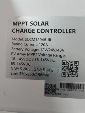 120a Felicity Solar Charger Controller 12v24v36v48v