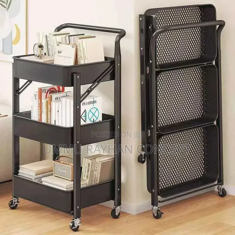 High Quality 3-Layers Foldable Heavy Duty Trolley
