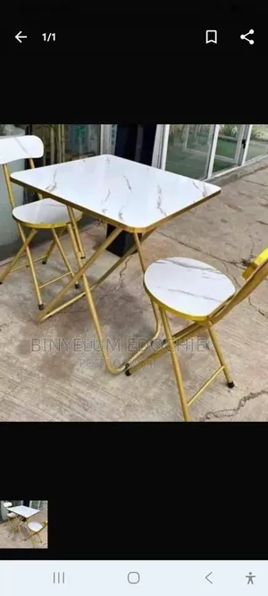 Set of Foldable Table and Chair