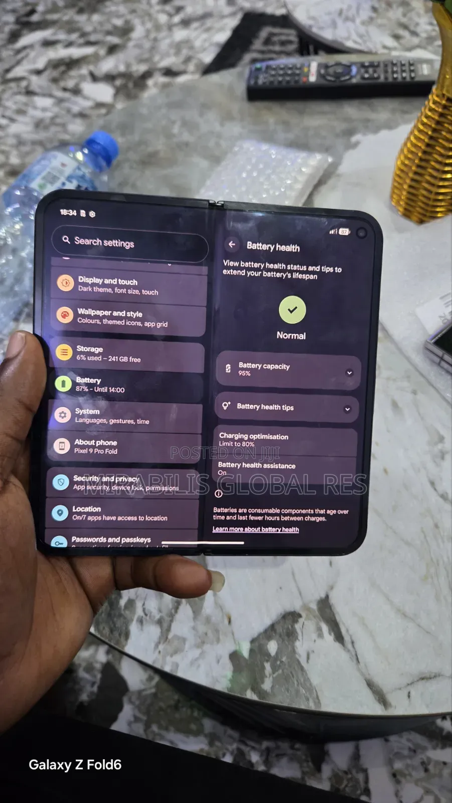 Google Pixel 9 Pro Fold 256 GB Black