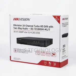 Hikvision 16-Channel Turbo Hd DVR With Two-Way Audio Ds-7216hghi-M1/T