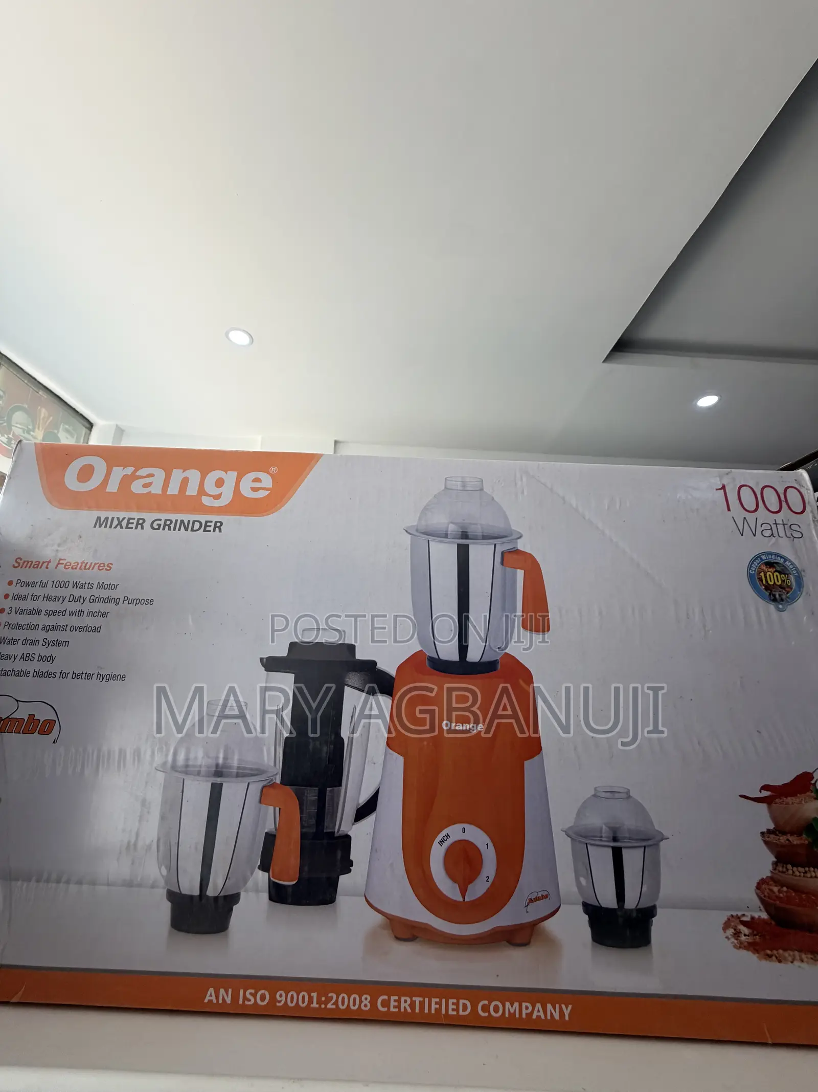 Premium Orange Blender – Powerful Durable