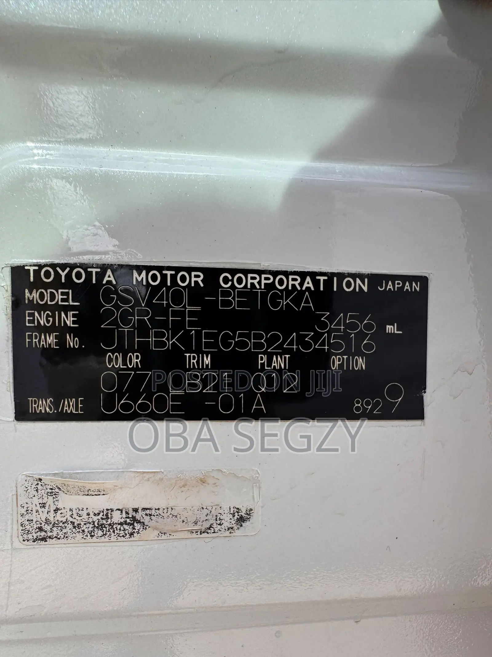 Lexus ES 350 2012 White