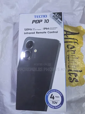 New Tecno Pop 10 64 GB Black