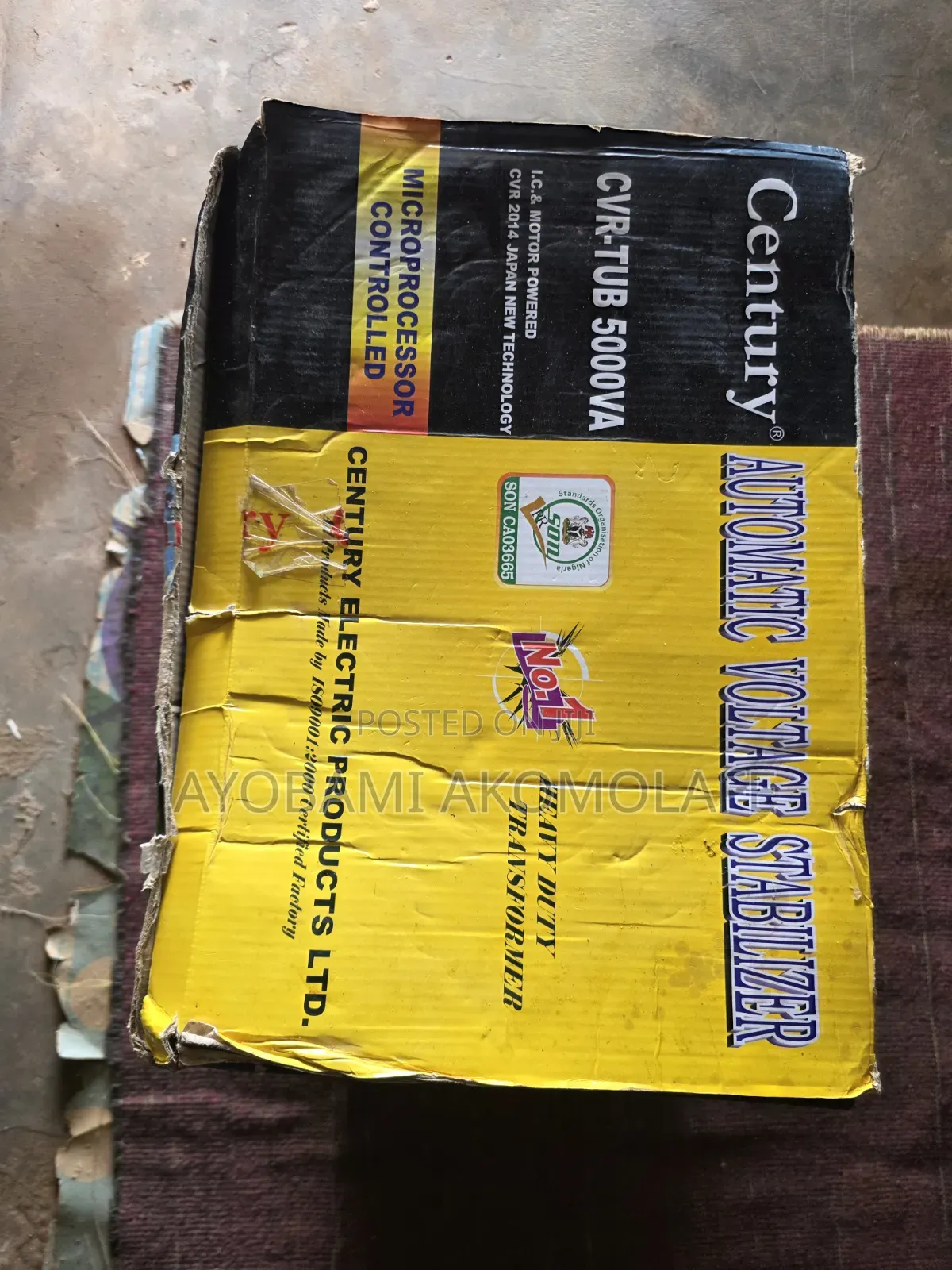 Century Automatic Voltage Stabilizer