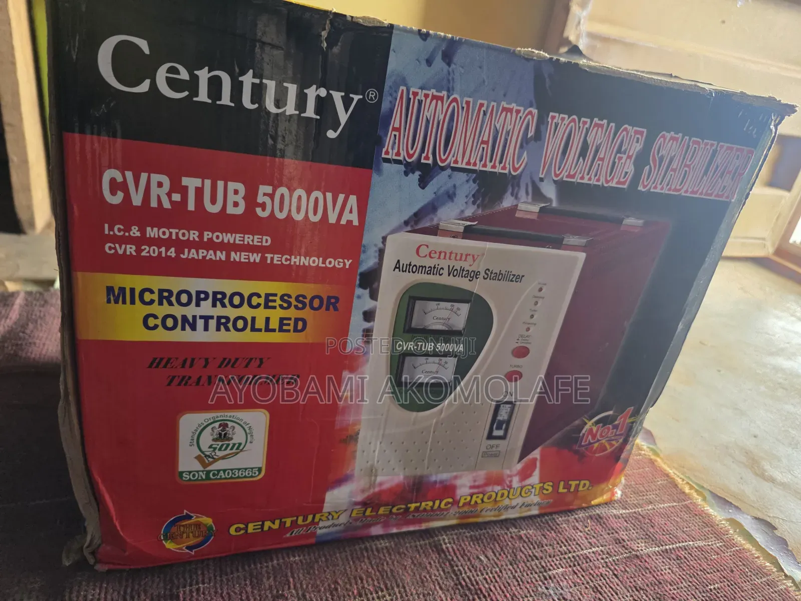 Century Automatic Voltage Stabilizer