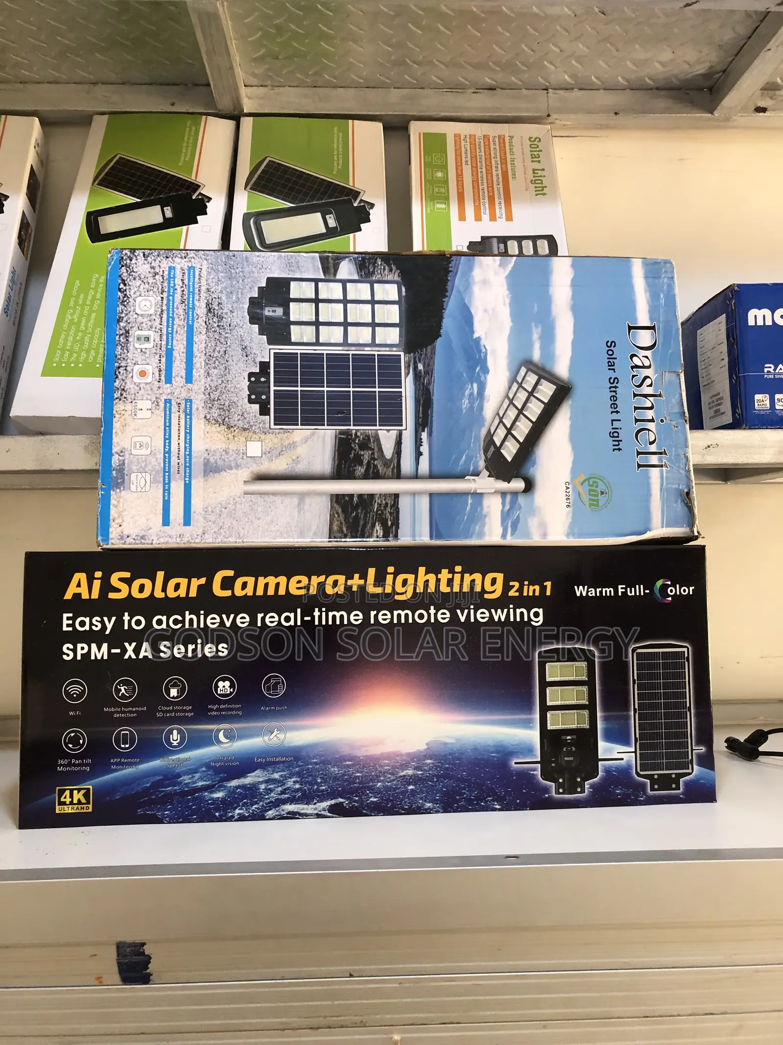 Ai Solar Camera + Lightning  2in1