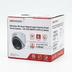 Hikvision Smart Hybrid Light Fixed Turret Camera Ds-2ce70kf0t-LPFS